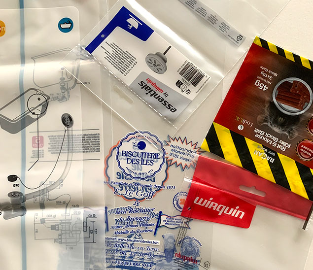 sachets conditionnements produits